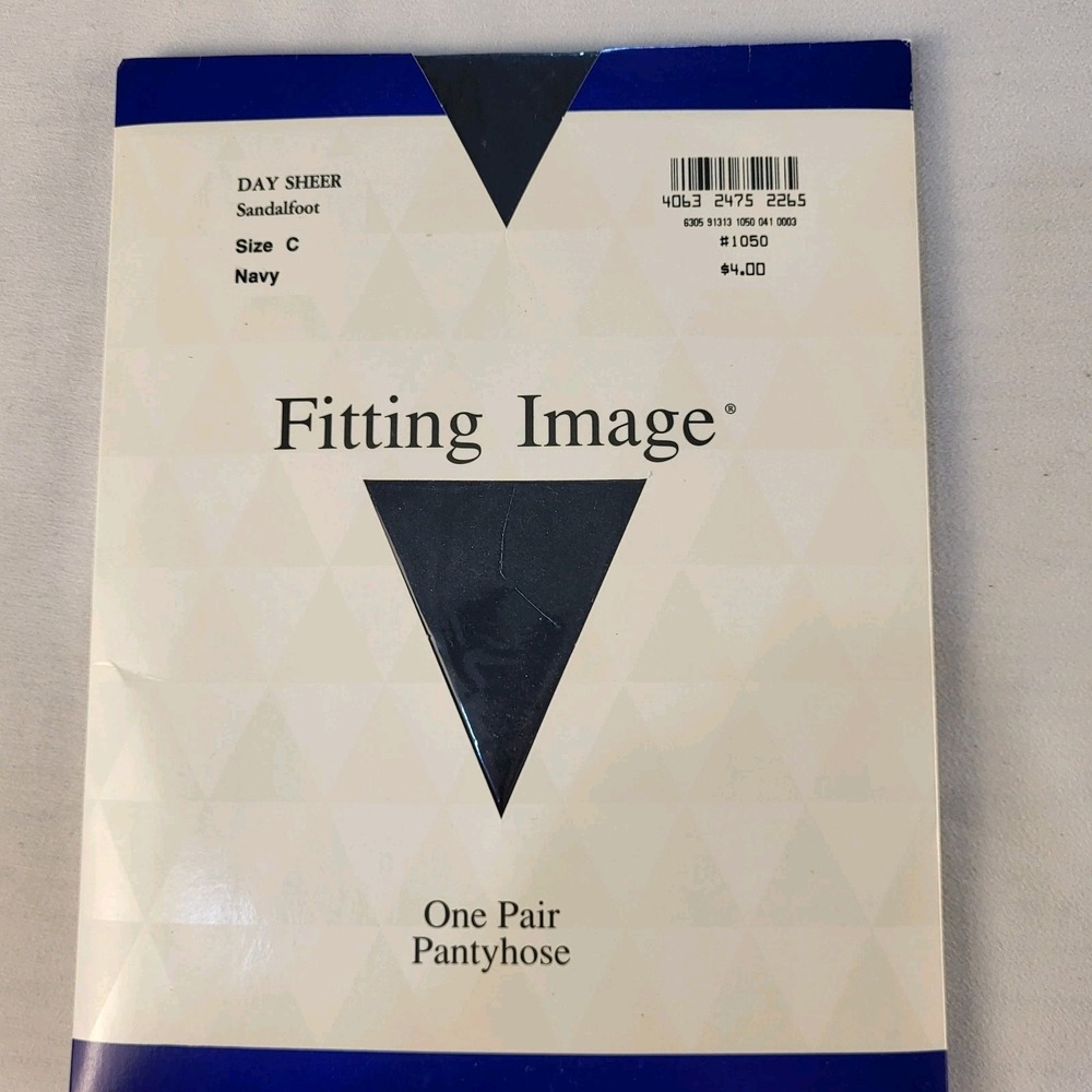 New Fitting Image Size C Daysheer Sandalfoot Navy Pantyhose